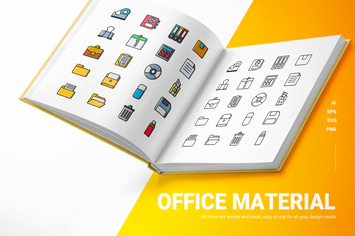 Office Material - Icons