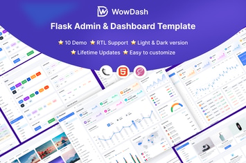 WowDash – Flask - Admin Dashboard Template