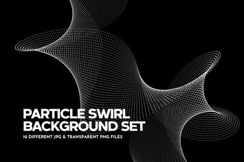 Abstract Dotted Wavy Swirls Backgrounds