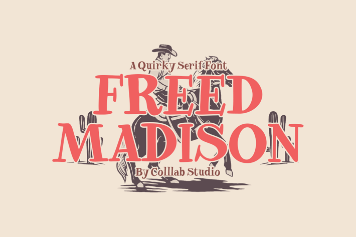 Freed Madison - A Quirky and Playful Serif 