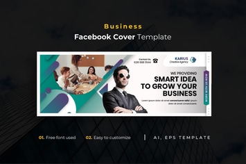 Business r29  Facebook Cover Template