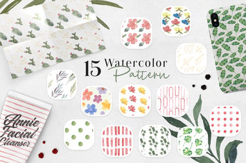 Ofi 15 Watercolor Pattern