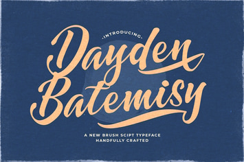 Dayden Batemisy - Brush Script Font