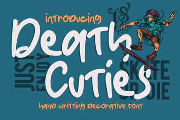 Death Cuties - Hand writting decorative