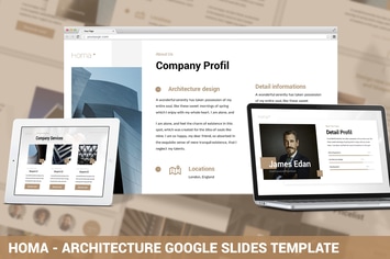 Homa - Architecture Google Slides Template