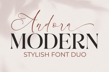 Andora Modern Font Duo