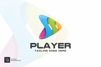Player / Play - Logo Template