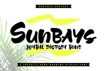 Sunbays | Joyful Display Font