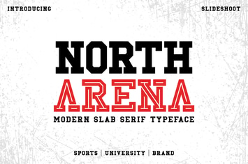 North Arena Slab Serif Font