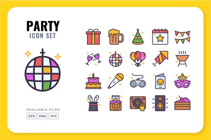 Party Icon Set