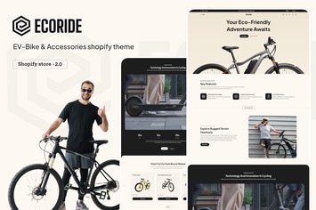 Ecoride | EV Bike Single Product Shopify Theme