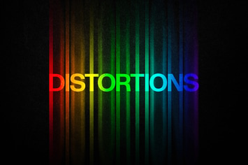 Color Distortion Text Effect