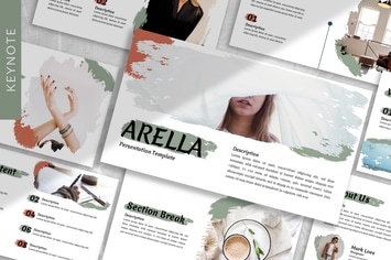 Arella - Brush Keynote Template