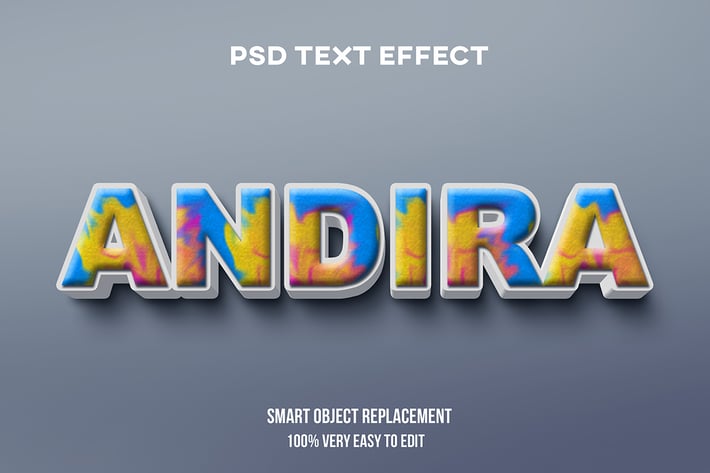 Andira text effect