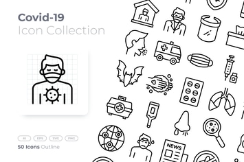 Covid-19 Outline Icon