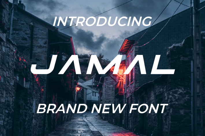 Jamal Techno Font