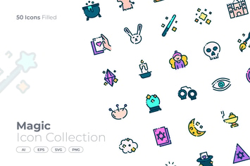 Magic Filled Icon