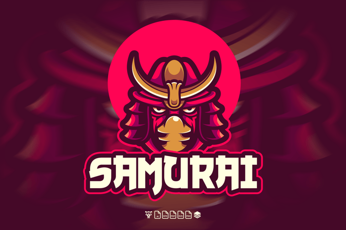 HEAD OF SAMURAI LOGO