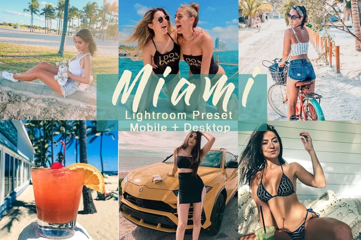 MIAMI Lightroom Preset | Mobile + Desktop 