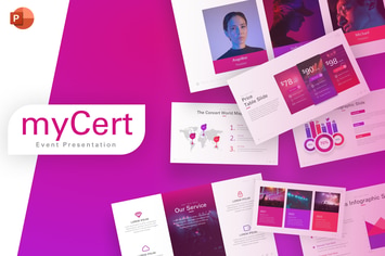 Mycert Event Powerpoint Template