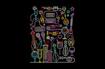 Karaoke Party Vector Illustration
