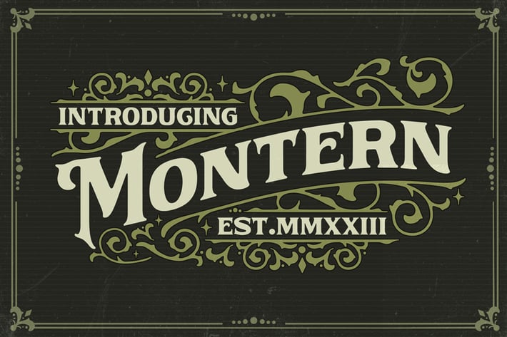 Montern Vintage Font