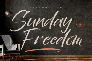 Sunday Freedom Modern Brush