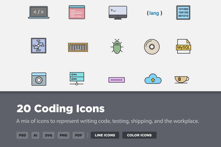 20 Coding Icons