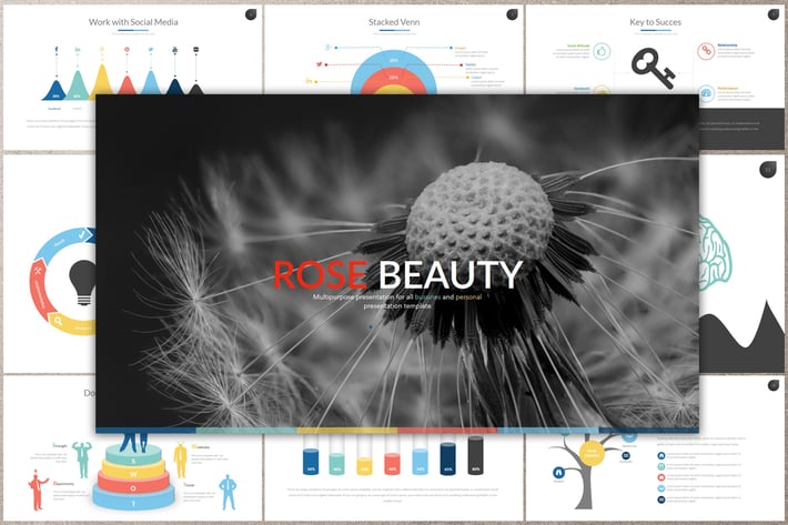 ROSE BEAUTY Powerpoint 