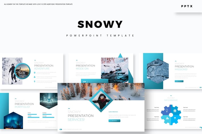 Snowy - Keynote Template