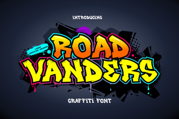Road Vanders - Modern Graffiti Font