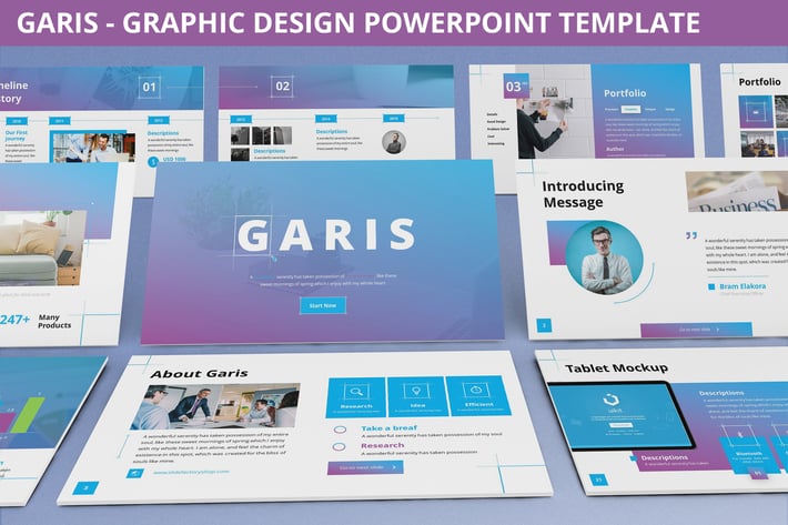 Garis - Graphic Design Powerpoint Template