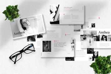 Anthea  - Influencer Googleslide Template
