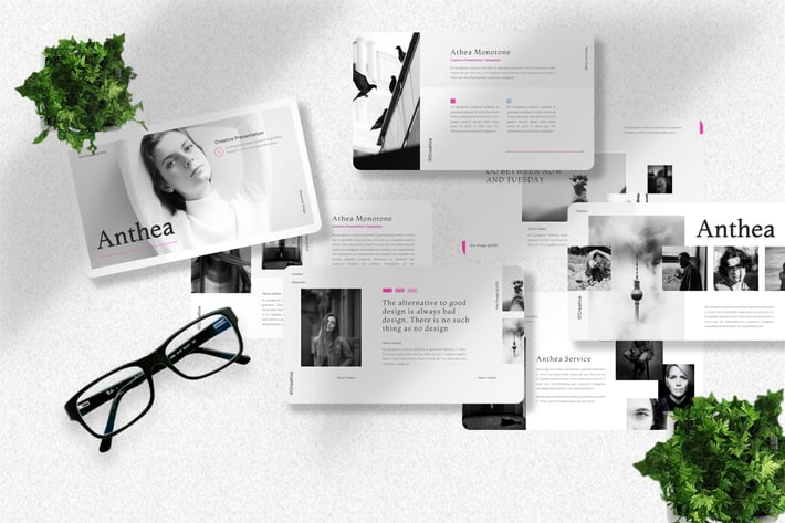 Anthea  - Influencer Googleslide Template