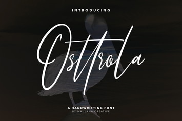Osttrola Handwritting Font