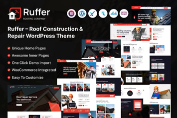 Ruffer - Roof Construction & Repair WordPress Them
