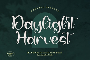 Daylight Harvest Handwritten Font