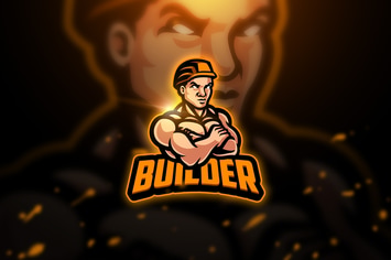 Builder  3 - Mascot & Esport Logo