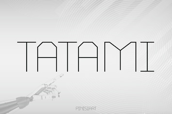 Modern Japanese Inspired Font - Tatami
