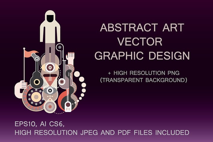 Abstract Art vector composition