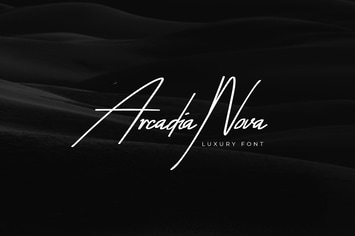 Arcadia-Nova Handwritten / Luxury / Script Font