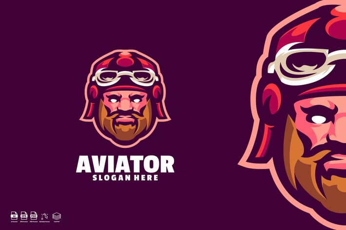 Aviator Logo Template