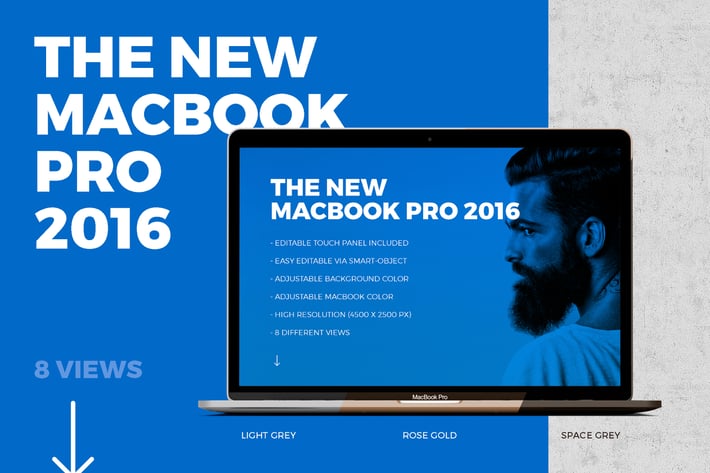 New Macbook Pro 2016 with Touch Panel