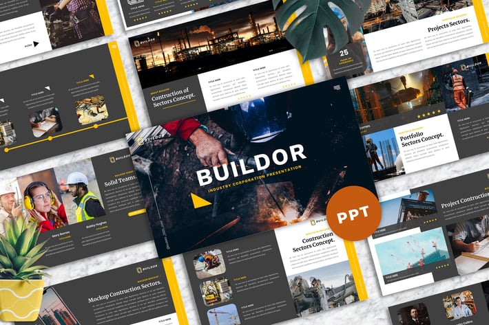 Buildor - Contruction Industrial PowerPoint