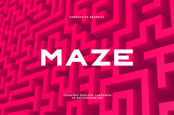Endless Maze 3D Background Set