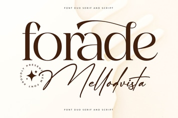 Forade Mellodvista Font Duo