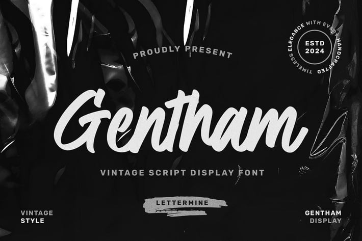 Gentham - Script Handwritten