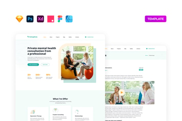 Mental Health & Psychotherapist Template