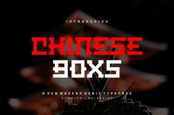 Chinese Boxs - Font