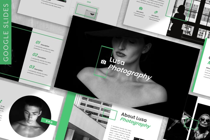 Lusa - Photography Google Slide Template